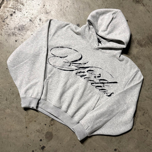 Grey SCRIPT Hoodie