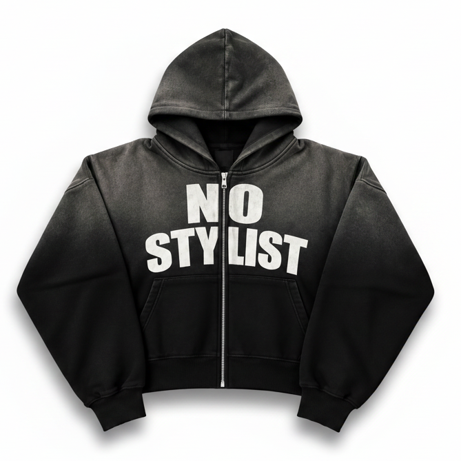 Stylist sun faded zip up